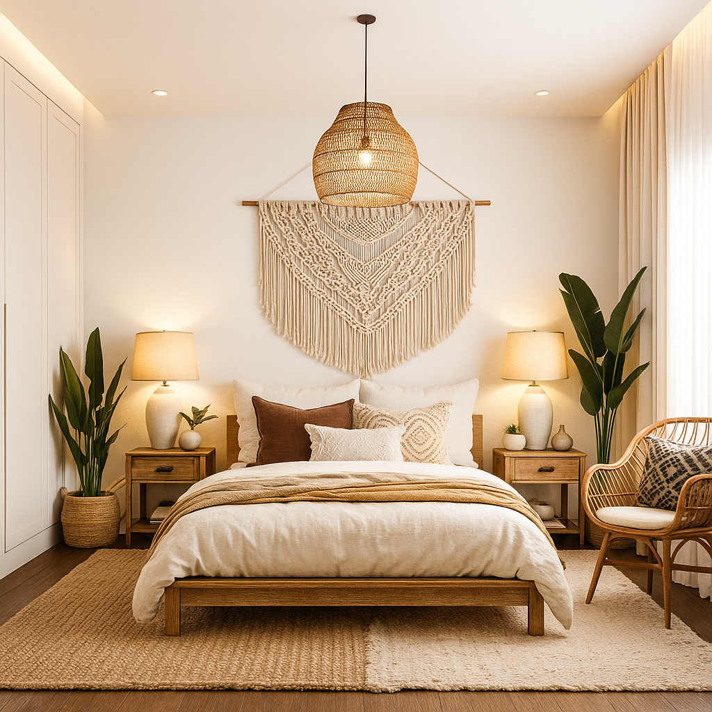 Depois - Quarto casal transformado com IA